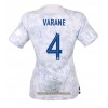 Officiële Voetbalshirt Frankrijk Raphael Varane 4 Uit WK 2022 - Dames